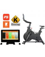 Enerfit Spin Bike Elettro Magnetica SPX 9900 Volano 25 Kg Schermo Touch Screen 16 Pollici Android