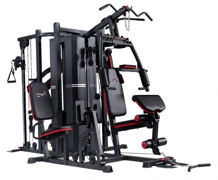Multistation Gym HOME GYM Gym ST 7200 Professional mit 210 kg Kraftpaket und Larry Scott