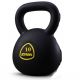 Ergonomisches Gummi KETTLEBELL 10kg Schwarz ZIVA JOHNSON