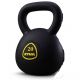 Ergonomisches Gummi KETTLEBELL 20kg Schwarz ZIVA JOHNSON