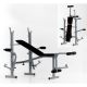 TecnoFit Hantelbank mit Langhantelstütze und Schmetterlingsbank MWB3070B